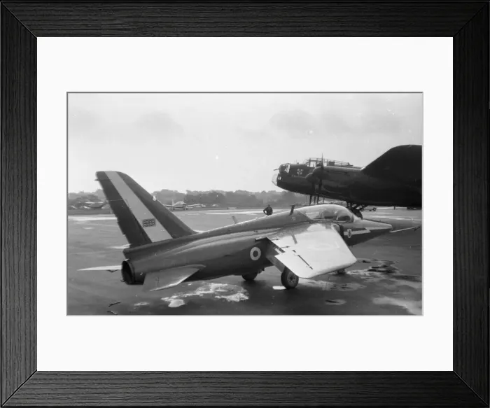 Framed Print : Red Arrows Gnat T Mk. 2 XS111 and Lancaster PA474 Framed Print : Red Arrows Gnat T Mk. 2 XS111 and Lancaster PA474