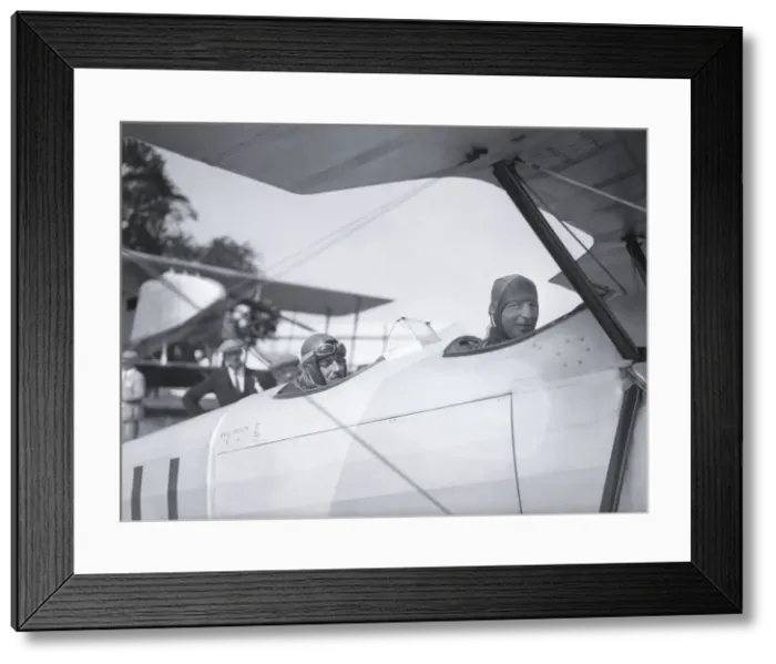 Framed Print : Squadron Leader D. S. Don - Kings Cup Air Race Framed Print : Squadron Leader D. S. Don - Kings Cup Air Race