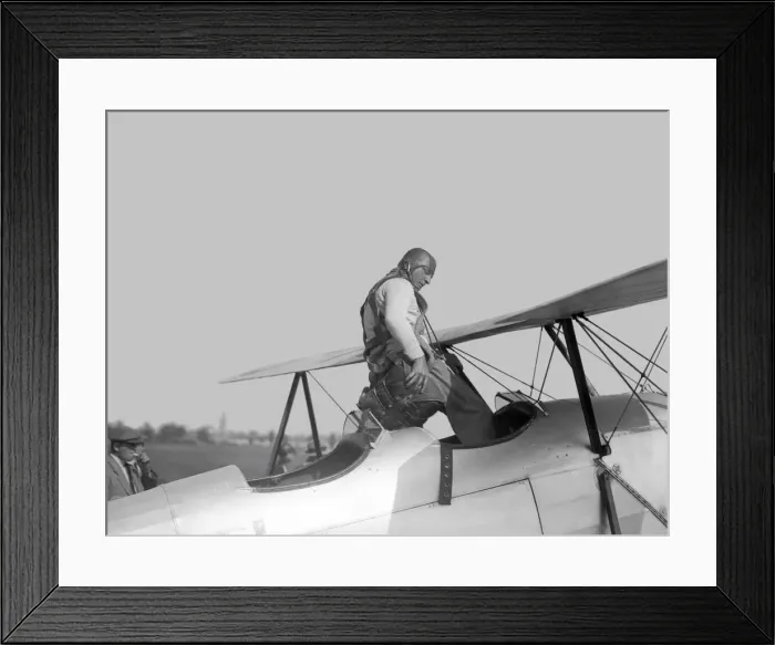 Framed Print : Squadron Leader D. S. Don - Kings Cup Air Race Framed Print : Squadron Leader D. S. Don - Kings Cup Air Race