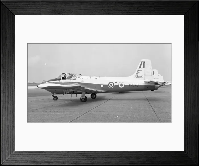 Framed Print : Royal Air Force BAC Jet Provost T. 4 XR670 Framed Print : Royal Air Force BAC Jet Provost T. 4 XR670