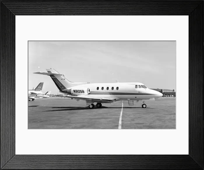 Framed Print : Hawker Siddeley HS. 125-1A N3125B Framed Print : Hawker Siddeley HS. 125-1A N3125B