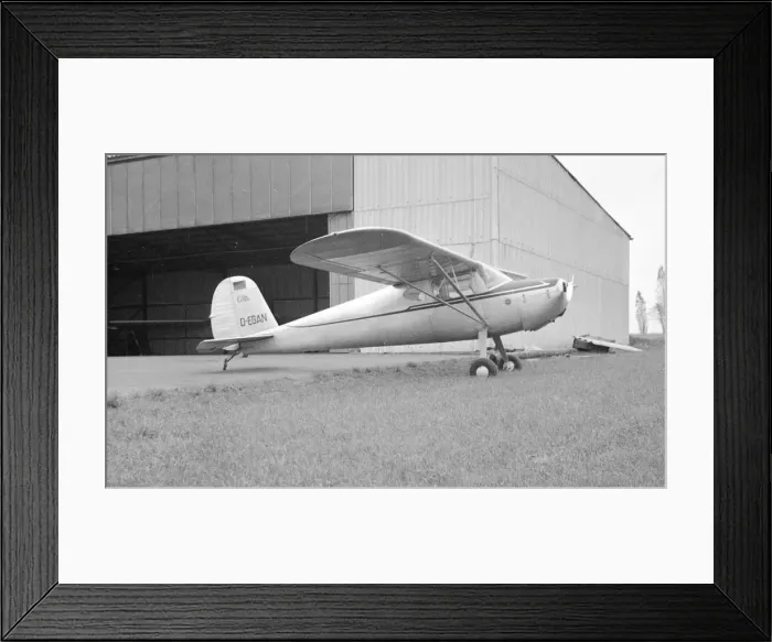 Framed Print : Cessna 120 D-EGAN Framed Print : Cessna 120 D-EGAN