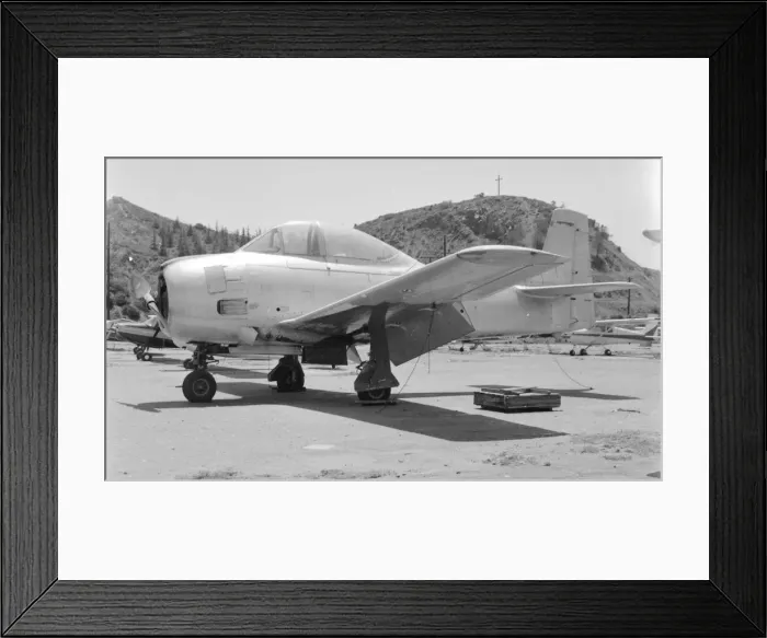 Framed Print : North American T-28A Nomad N7708C Framed Print : North American T-28A Nomad N7708C