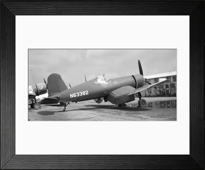 Framed Print : Goodyear FG-1D Corsair N63382 Framed Print : Goodyear FG-1D Corsair N63382