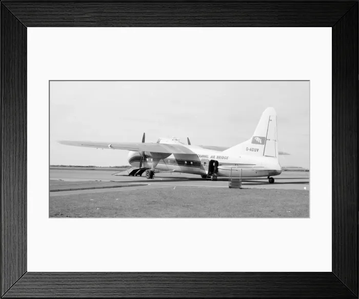Framed Print : Bristol Freighter Mk. 32 G-AOUV Framed Print : Bristol Freighter Mk. 32 G-AOUV