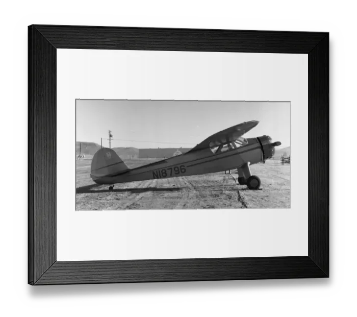 Framed Print : Cessna C-165 N18796 Framed Print : Cessna C-165 N18796