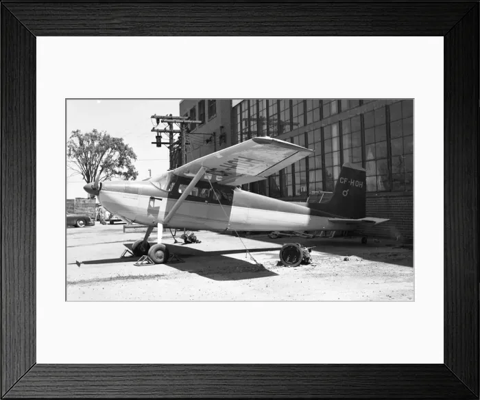 Framed Print : Cessna 180 CF-HOH Framed Print : Cessna 180 CF-HOH