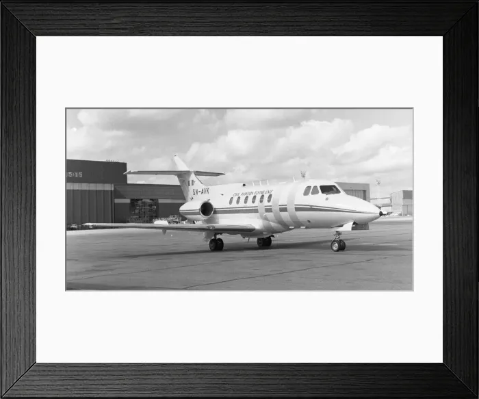 Framed Print : Hawker Siddeley HS. 125-700B 5N-AVK Framed Print : Hawker Siddeley HS. 125-700B 5N-AVK