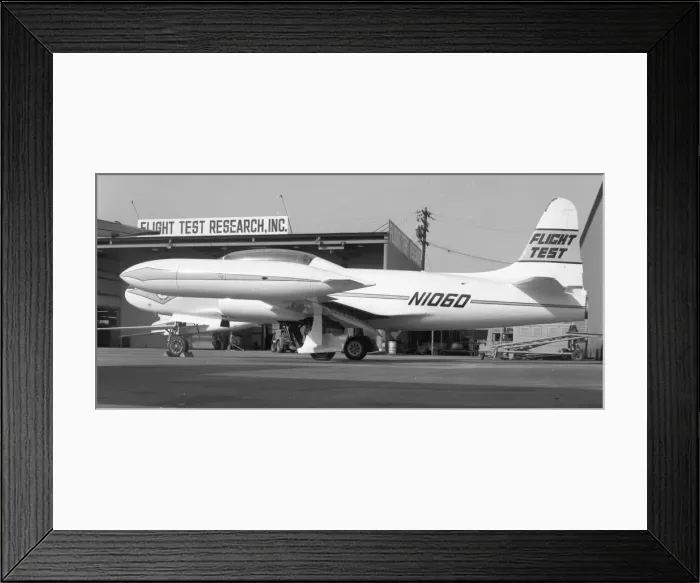 Framed Print : Lockheed T-33A N10160 Framed Print : Lockheed T-33A N10160