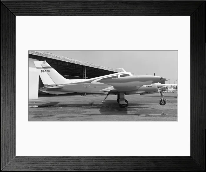 Framed Print : Cessna 310P TU-TFK Framed Print : Cessna 310P TU-TFK