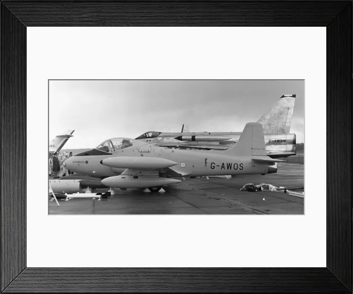 Framed Print : BAC 167 Strikemaster G-AWOS Framed Print : BAC 167 Strikemaster G-AWOS