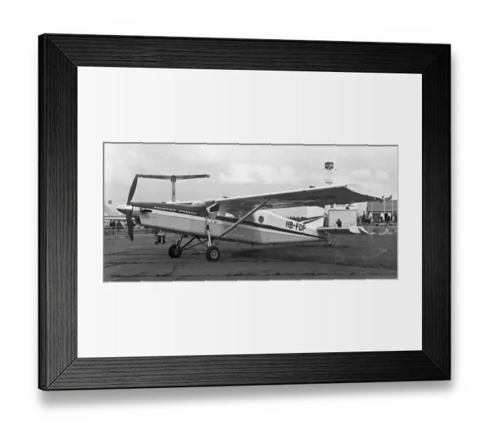 Framed Print : Pilatus PC-6-B Turbo-Porter HB-FDP Framed Print : Pilatus PC-6-B Turbo-Porter HB-FDP