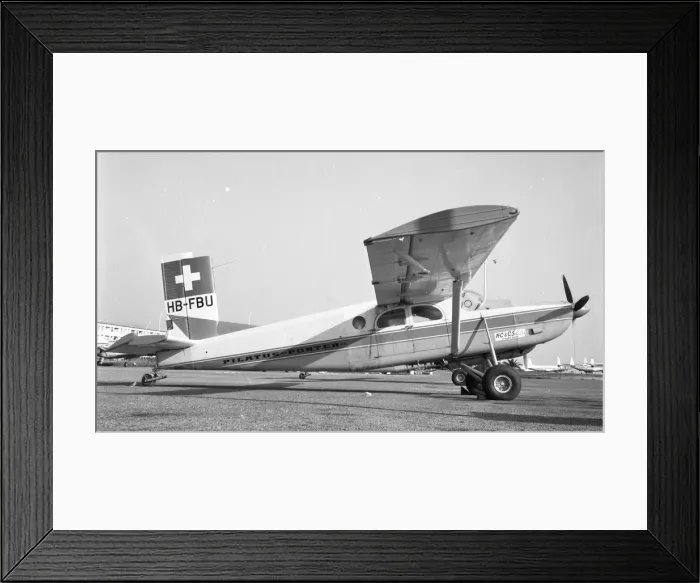 Framed Print : Pilatus PC-6 Porter HB-FBU Framed Print : Pilatus PC-6 Porter HB-FBU