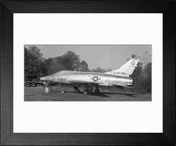 Framed Print : North American F-100A-1-NA Super Sabre O-52-5761 Framed Print : North American F-100A-1-NA Super Sabre O-52-5761