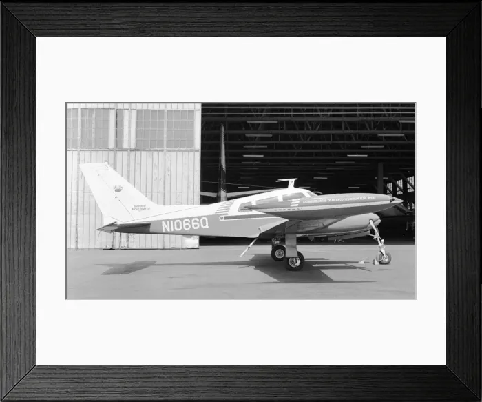 Framed Print : Cessna 310H N1066Q Framed Print : Cessna 310H N1066Q