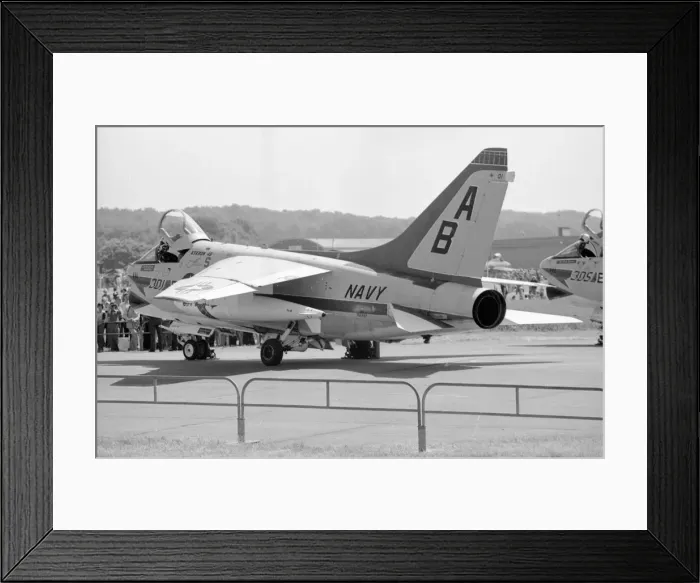 Framed Print : United States Navy Ling Temco-Vought A-7B-3-CV Corsair II Framed Print : United States Navy Ling Temco-Vought A-7B-3-CV Corsair II