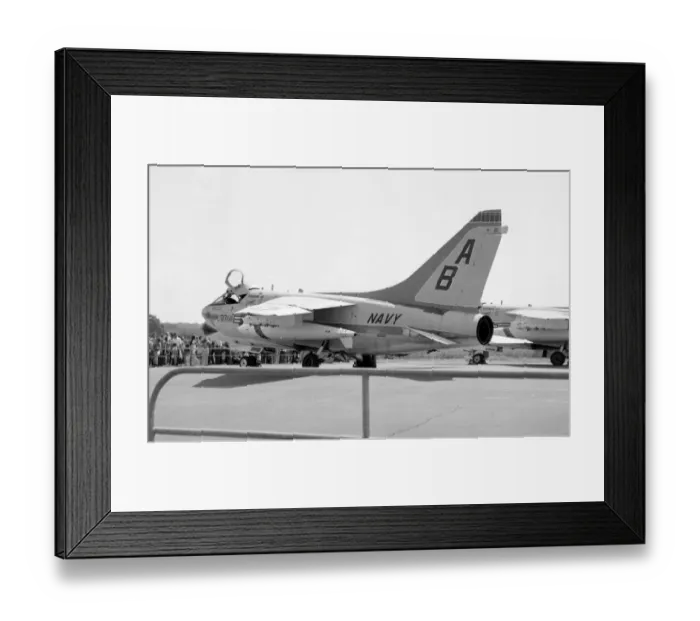 Framed Print : United States Navy Ling Temco-Vought A-7B-3-CV Corsair II Framed Print : United States Navy Ling Temco-Vought A-7B-3-CV Corsair II