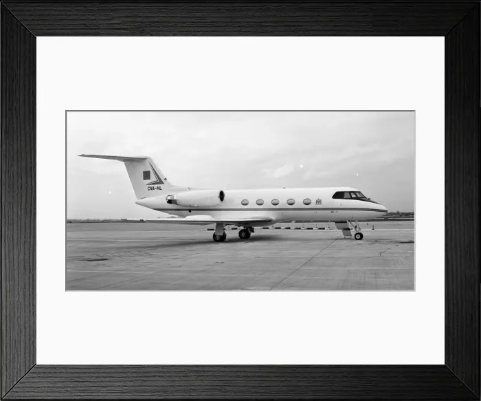 Framed Print : Grumman Gulfstream II CNA-NL Framed Print : Grumman Gulfstream II CNA-NL