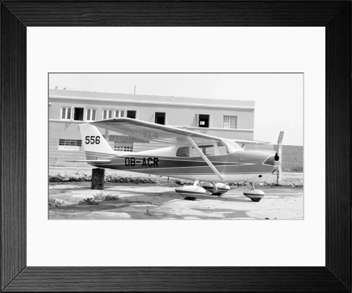 Framed Print : Cessna 172 Skylane OB-ACT Framed Print : Cessna 172 Skylane OB-ACT