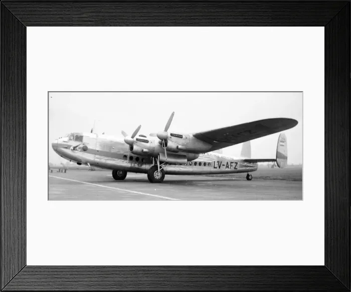 Framed Print : Avro York LV-AFZ Flota Aerea Mercante Argentina Framed Print : Avro York LV-AFZ Flota Aerea Mercante Argentina