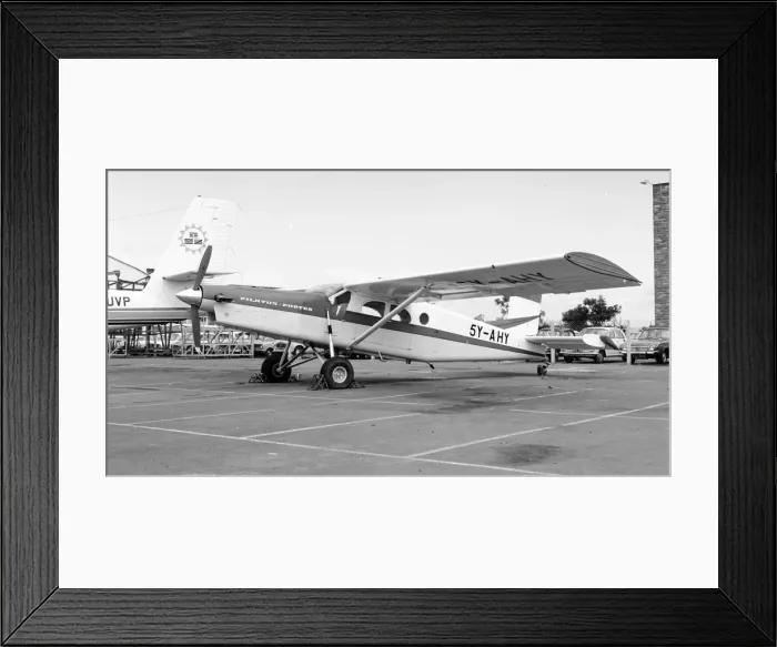Framed Print : Pilatus PC-6B Turbo-Porter 5Y-0AHY Framed Print : Pilatus PC-6B Turbo-Porter 5Y-0AHY