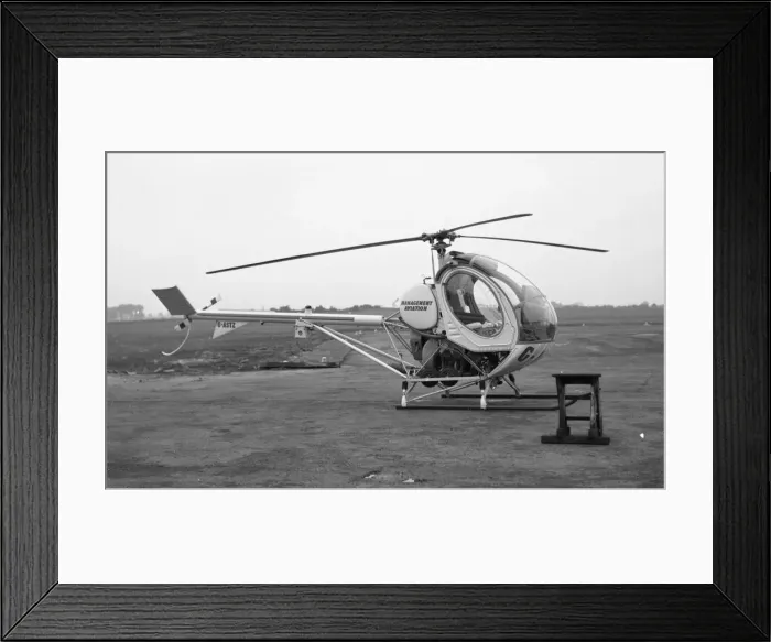 Framed Print : Hughes 269B G-ASTZ Framed Print : Hughes 269B G-ASTZ
