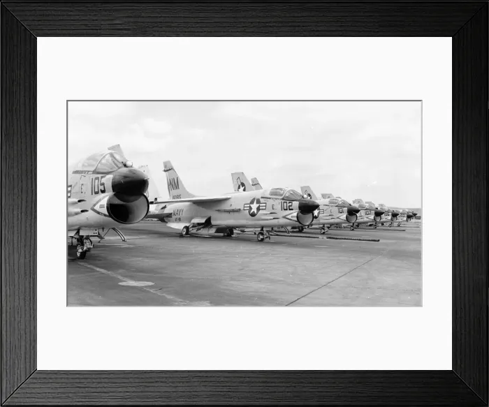 Framed Print : United States Navy - Vought F-8J 150915 Framed Print : United States Navy - Vought F-8J 150915