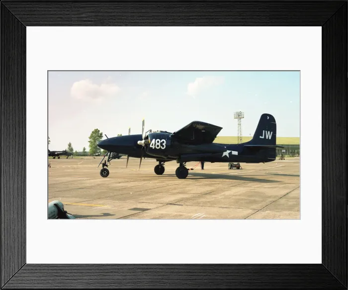 Framed Print : Grumman - F7F-3P Tigercat G-RUMT (ex N7235C - 80425) Framed Print : Grumman - F7F-3P Tigercat G-RUMT (ex N7235C - 80425)