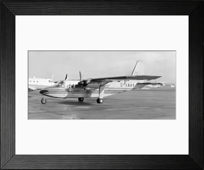 Framed Print : Britten-Norman BN-2A-26 Islander - G-AWVY Framed Print : Britten-Norman BN-2A-26 Islander - G-AWVY