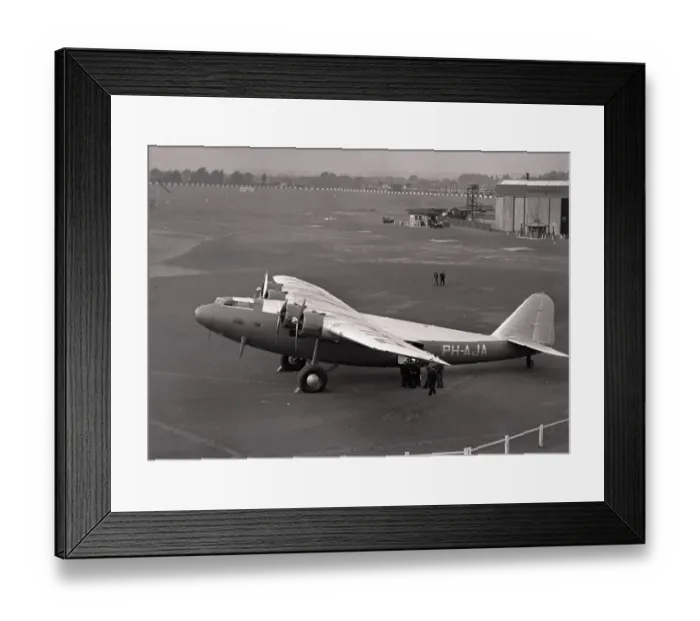 Framed Print : Croydon Airport - Fokker F. XXXVI PH-AJA Framed Print : Croydon Airport - Fokker F. XXXVI PH-AJA