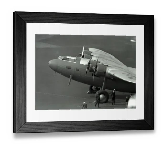 Framed Print : Croydon Airport - Fokker F. XXXVI PH-AJA Framed Print : Croydon Airport - Fokker F. XXXVI PH-AJA