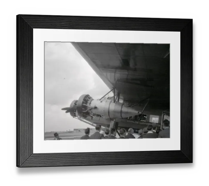 Framed Print : Croydon Airport - Fokker F. IX PH-AF Framed Print : Croydon Airport - Fokker F. IX PH-AF