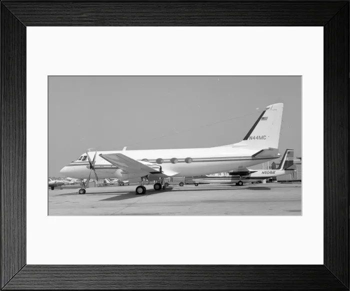 Framed Print : Grumman G-159 Gulfstream I N44MC Framed Print : Grumman G-159 Gulfstream I N44MC