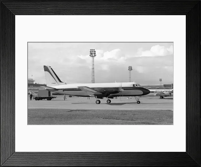 Framed Print : Grumman G-159 Gulfstream I CF-MUR Framed Print : Grumman G-159 Gulfstream I CF-MUR