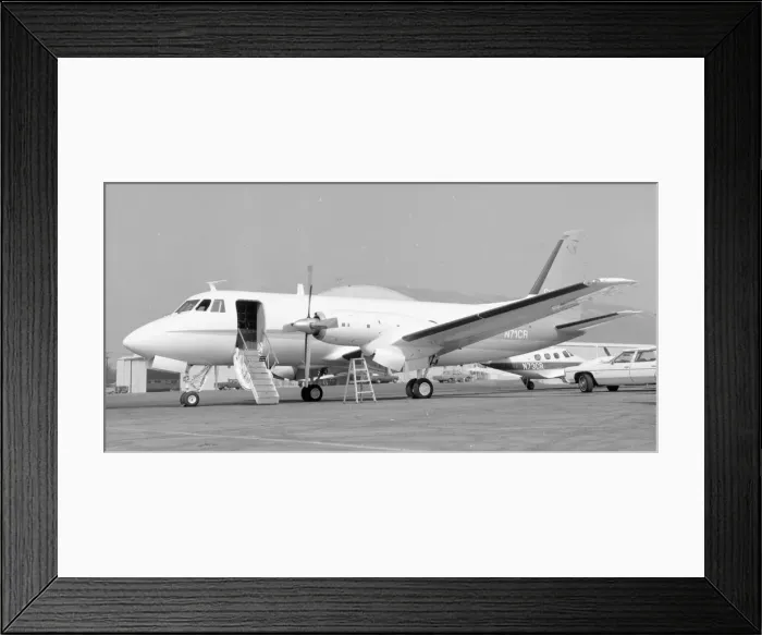 Framed Print : Grumman G-159 Gulfstream I N71CR Framed Print : Grumman G-159 Gulfstream I N71CR