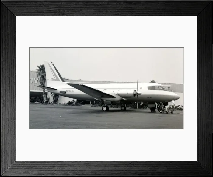 Framed Print : Grumman G-159 Gulfstream I N769G Framed Print : Grumman G-159 Gulfstream I N769G