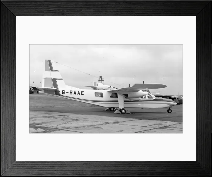 Framed Print : Britten-Norman BN-2A Islander G-BaE Framed Print : Britten-Norman BN-2A Islander G-BaE