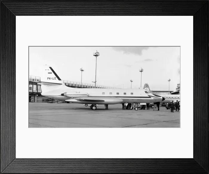 Framed Print : Lockheed JetStar PK-IJZ Framed Print : Lockheed JetStar PK-IJZ