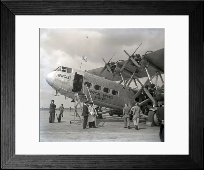 Framed Print : Handley Page HP.42W Western G-AAXE Hengist Framed Print : Handley Page HP.42W Western G-AAXE Hengist