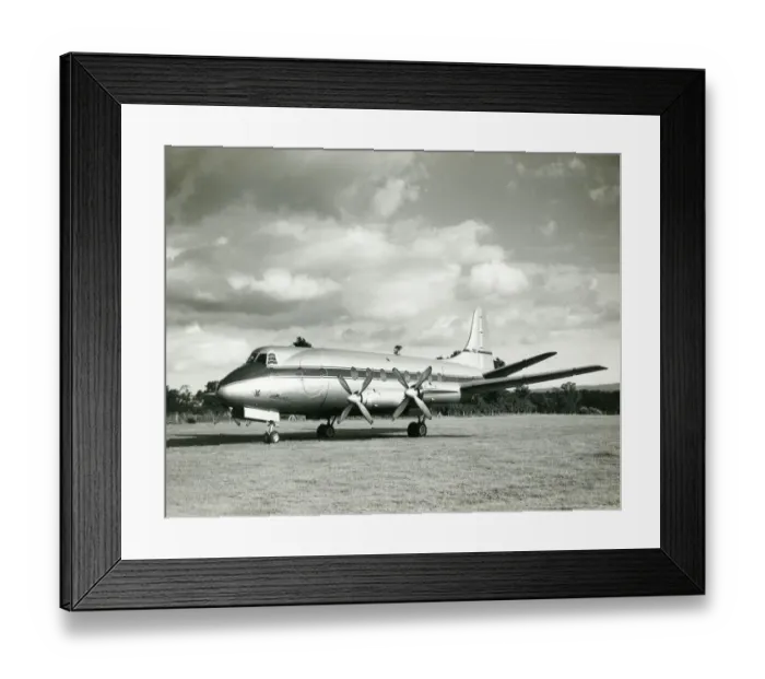 Framed Print : Vickers Viscount 630, G-AHRF 1st prototype Framed Print : Vickers Viscount 630, G-AHRF 1st prototype