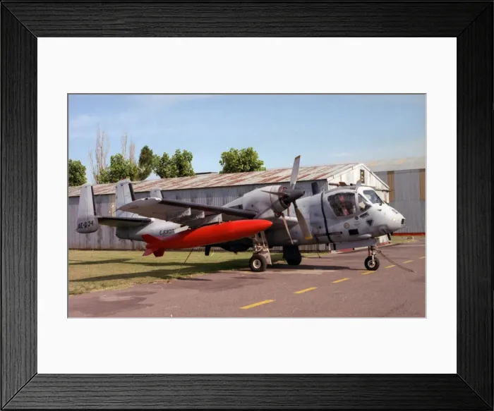 Framed Print : Comando de Aviacion del Ejercito Grumman OV-1C Mohawk