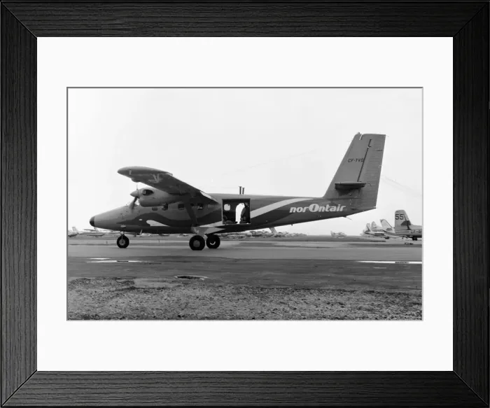 Framed Print : de Havilland Canada DHC-6-300HG Twin Otter CF-TVO Framed Print : de Havilland Canada DHC-6-300HG Twin Otter CF-TVO