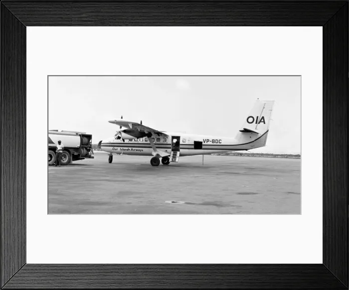 Framed Print : de Havilland Canada DHC-6-100 Twin Otter VP-BDC Framed Print : de Havilland Canada DHC-6-100 Twin Otter VP-BDC