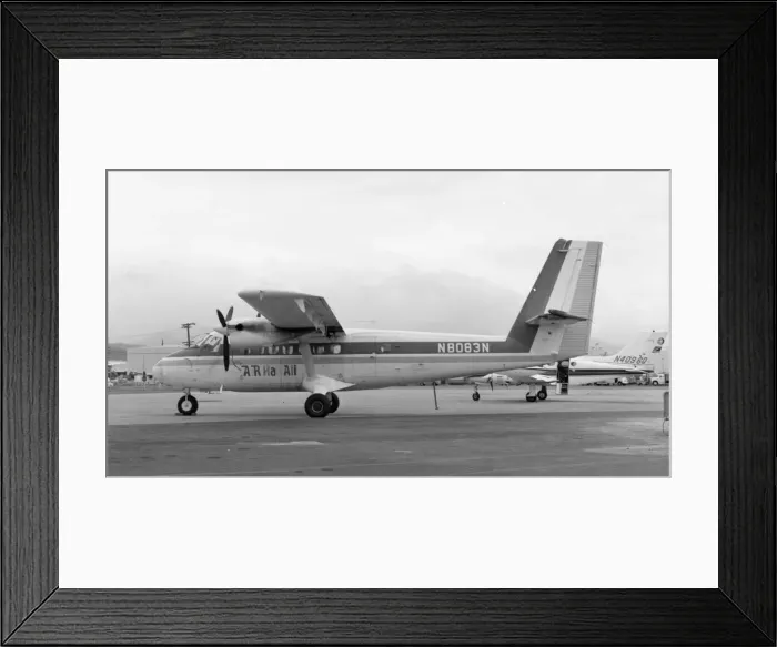 Framed Print : de Havilland Canada DHC-6-100 Twin Otter N8083N Framed Print : de Havilland Canada DHC-6-100 Twin Otter N8083N