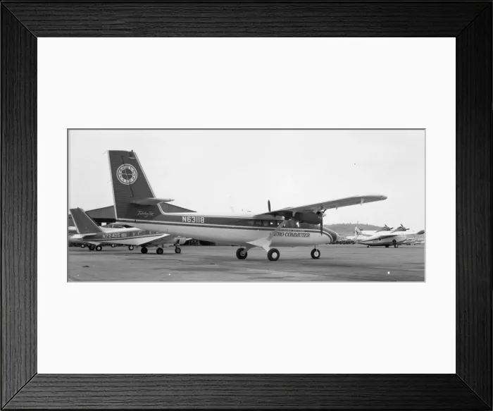 Framed Print : de Havilland Canada DHC-6-100 Twin Otter N63118 Framed Print : de Havilland Canada DHC-6-100 Twin Otter N63118