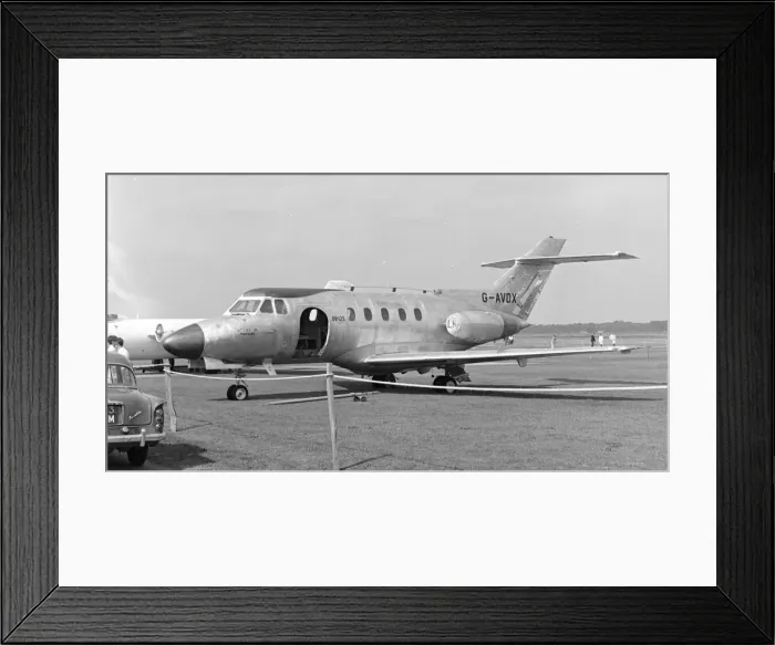 Framed Print : Hawker Siddeley HS. 125 series 3B / RA G-AVDX Framed Print : Hawker Siddeley HS. 125 series 3B / RA G-AVDX