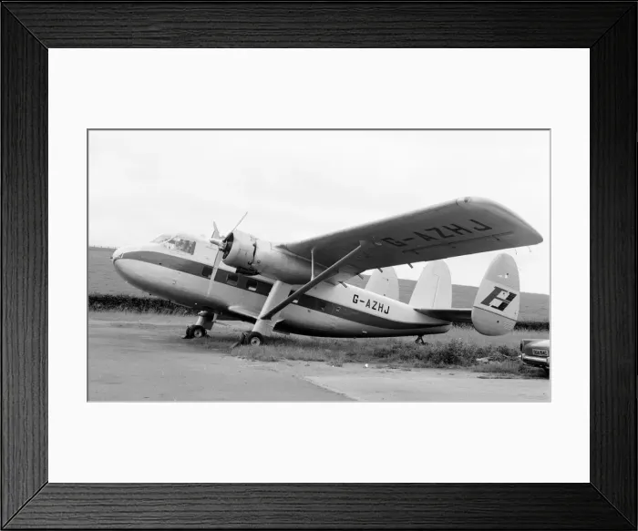 Framed Print : Scottish Aviation Twin Pioneer series 3 G-AZHJ Framed Print : Scottish Aviation Twin Pioneer series 3 G-AZHJ