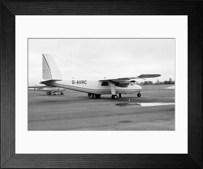 Framed Print : Britten-Norman BN-2A Islander G-AVRC Framed Print : Britten-Norman BN-2A Islander G-AVRC