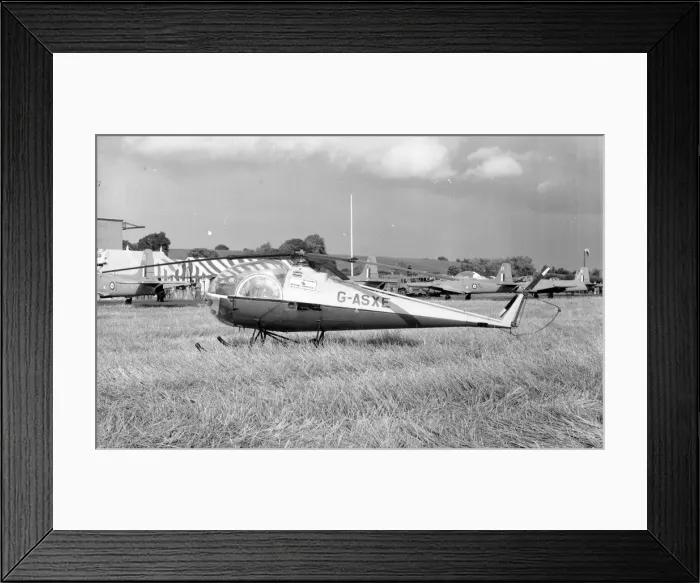 Framed Print : Brantly B-2B G-ASXE Framed Print : Brantly B-2B G-ASXE
