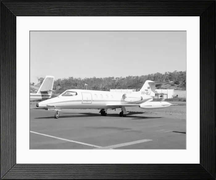 Framed Print : Gates Learjet 25B VH-BLJ Framed Print : Gates Learjet 25B VH-BLJ